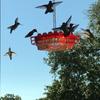 System Hook Wild Bird Pet Forest Hanging Stations Filling Hexagonal Feeder Feeding Garden Drinker With Hummingbird Water Unique