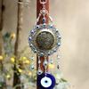 Islamic Blue Evil Eye Blessing Amulet Wall Hanging Home Decor Protector Muslim