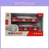 Alloy City Transit Train Model With Sound And Light For Collectors And Kids