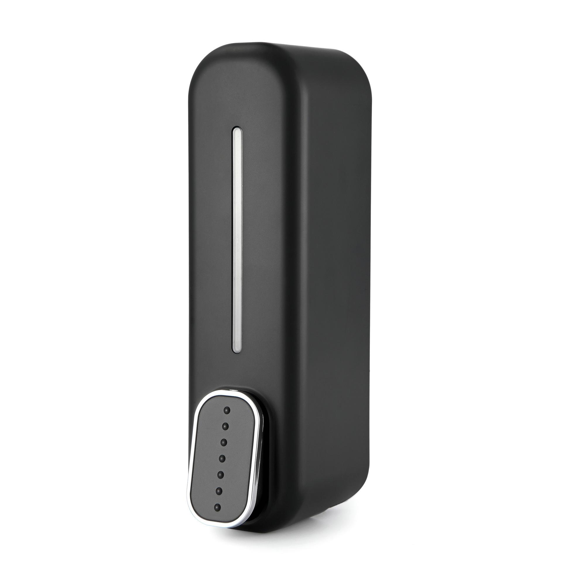 

Ручной дозатор мыла 300 мл, настенный дозатор из АБС-пластика для семейного отеля, ванной комнаты, дозатор геля для рук, контейнеры для жидкости, дозатор насоса для мыла чёрный