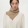 INSILENCE WOMEN Distressed Knit Neck Warmer BEIGE