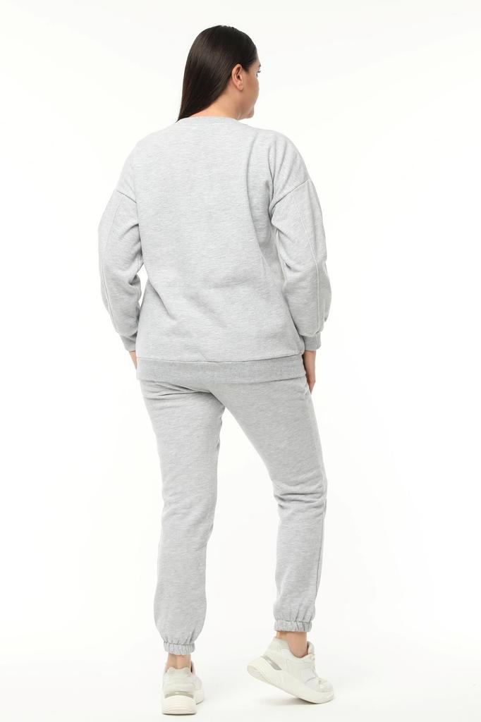 Damen Stil Übergröße Sweatshirt Plus Size Basic Bezauberndes Grün Sweatshirt