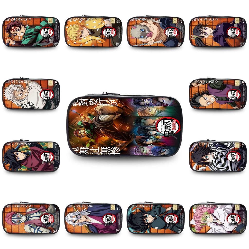Demon Slayer Kimetsu No Yaiba Stationery Storage With Spacious Design For School And Gift Use