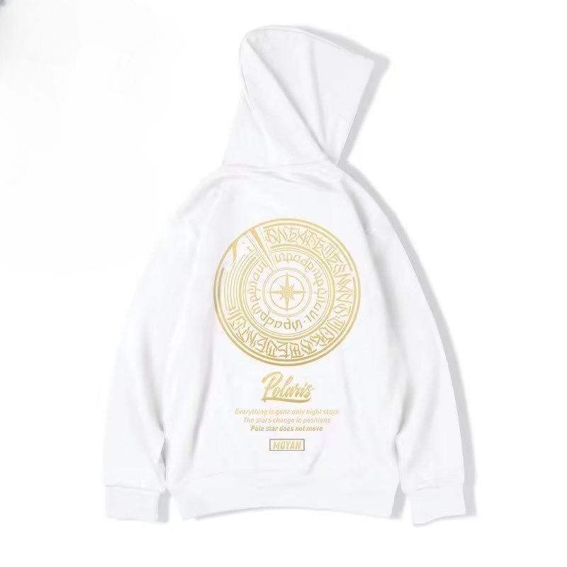 S-5XL Cross Plate American Street Personality Hoodie Autumn/Winter Men's Loose Plus Size Hoodie Fashion Pullover Couple Clothing