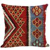 Silver Style Kilim Cushion Ethnic Indian of & Covers, 45x45cm, Patterns, Asian, Nordic, Ortega, African, (Set 4, A)