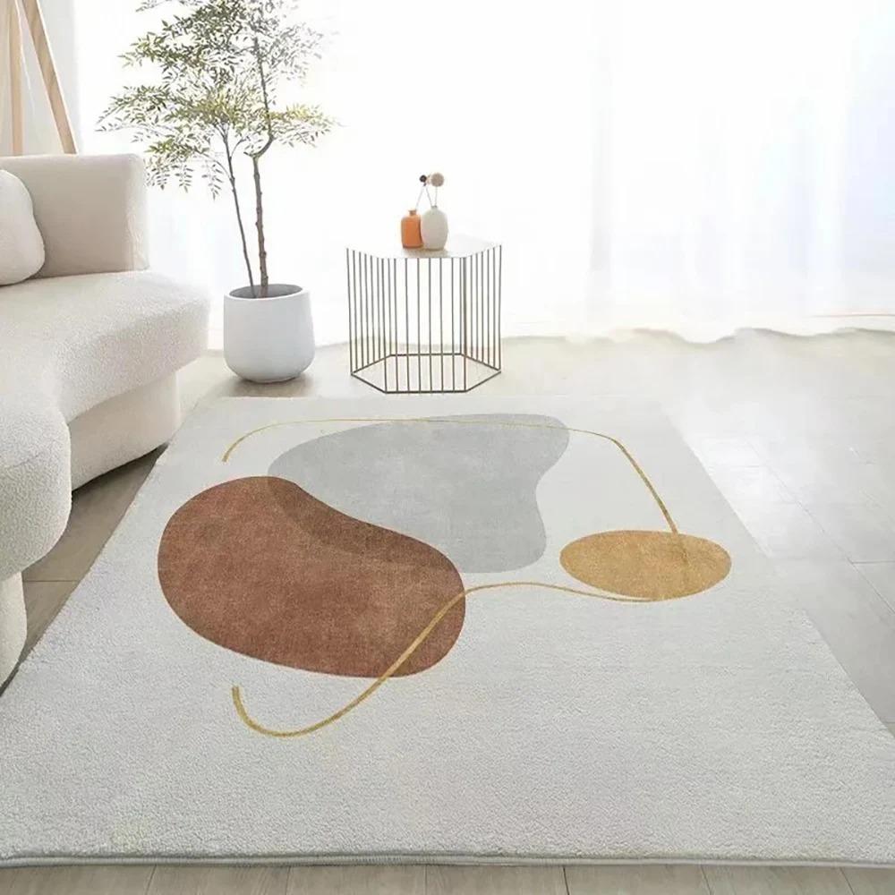 Nordic Minimalist Style Rug Carpet For Bedroom Living Room Home Sofa Decoration Large Decor Floor Mat Gift Washable Rug