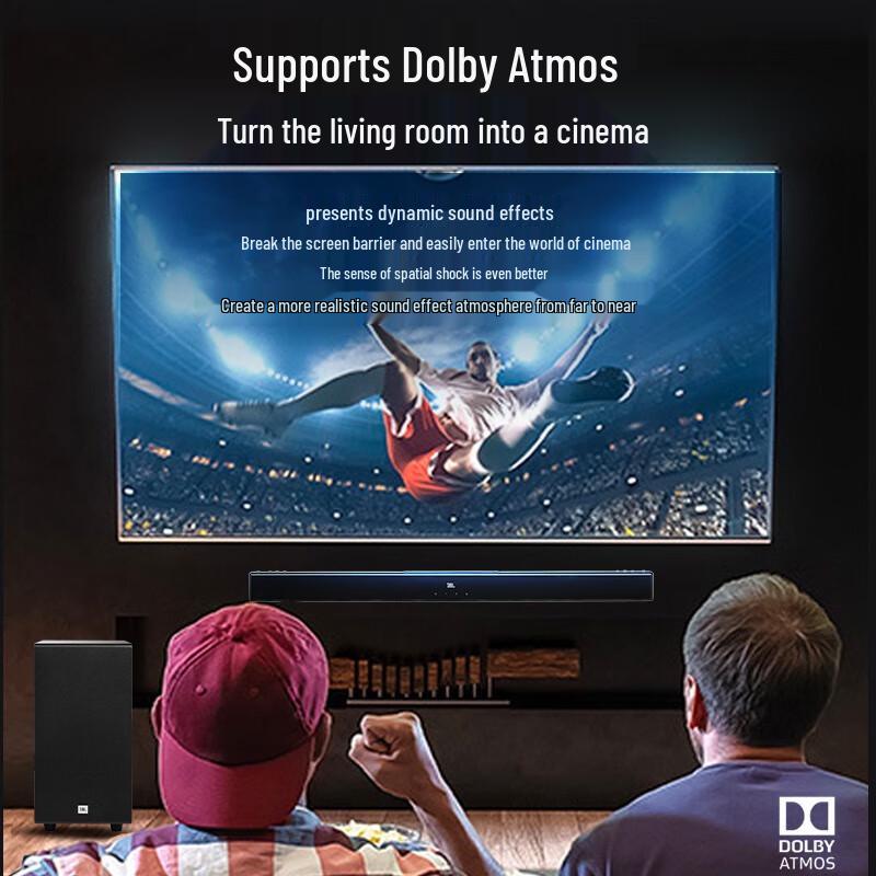 JBL Cinema SB190 2.1 Channel Dolby Atmos Soundbar with Wireless Subwoofer