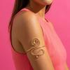 Simple Wrapped Arm Cuff Fashion Spiral Thread Open Arm Cuff Trendy Fashion Gift Daily Accessory