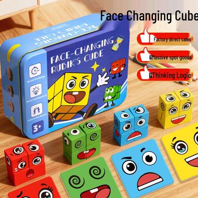 Face-Changing Cube Puzzle: Interactive Educational Table Game for Children with Expression and Bell Elements