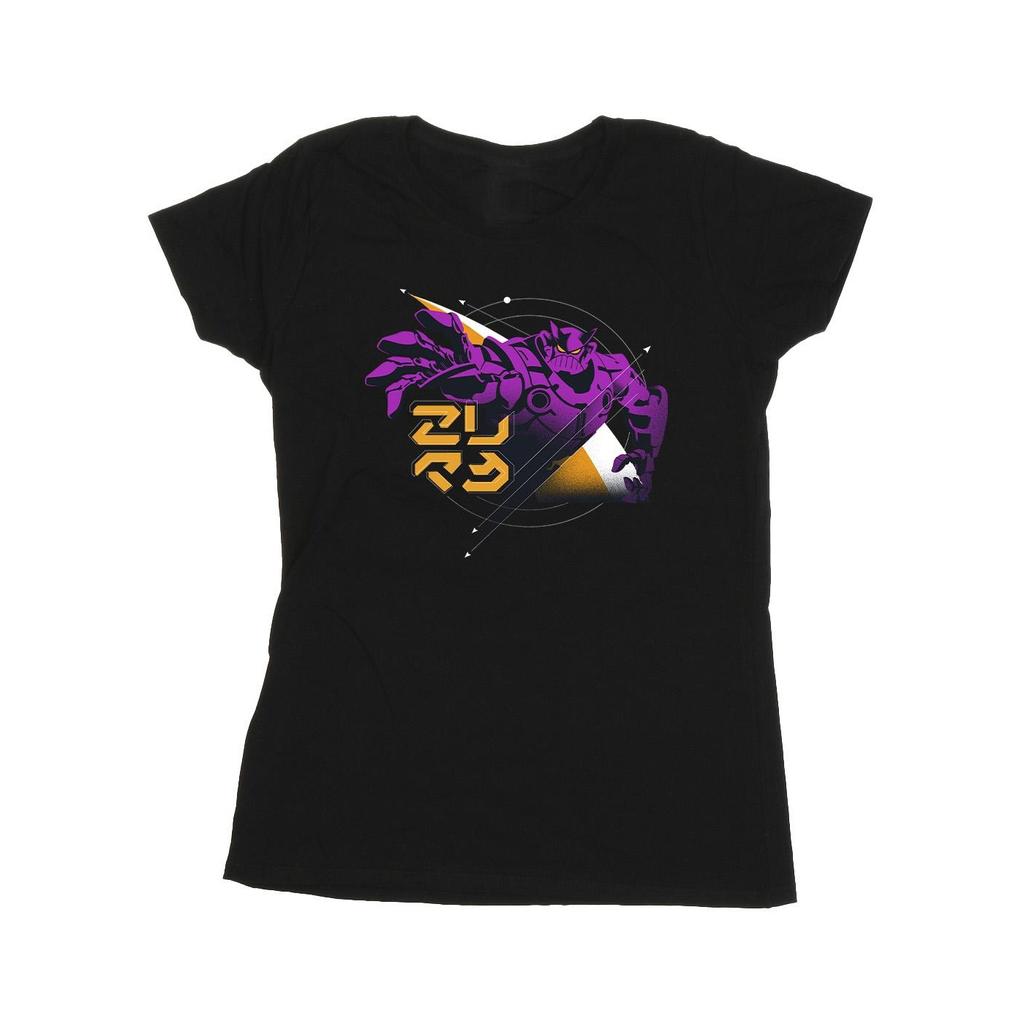 Disney Womens/Ladies Lightyear Zurg Space Circle Cotton T-Shirt