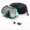 Deep diving mask silicone anti fog diving goggles fully dry breathing tube mask adult diving goggles for snorkeling and surf Practical Use