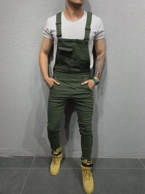 2019 Pánske pracovné kombinézy Slim Fit s viacerými vreckami