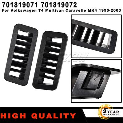 For VW Transporter T4 Bus Van 2 Pcs New Dashboard Vent Grill Covers Black 701819071 701819072 Easy Tallation Car Accessories