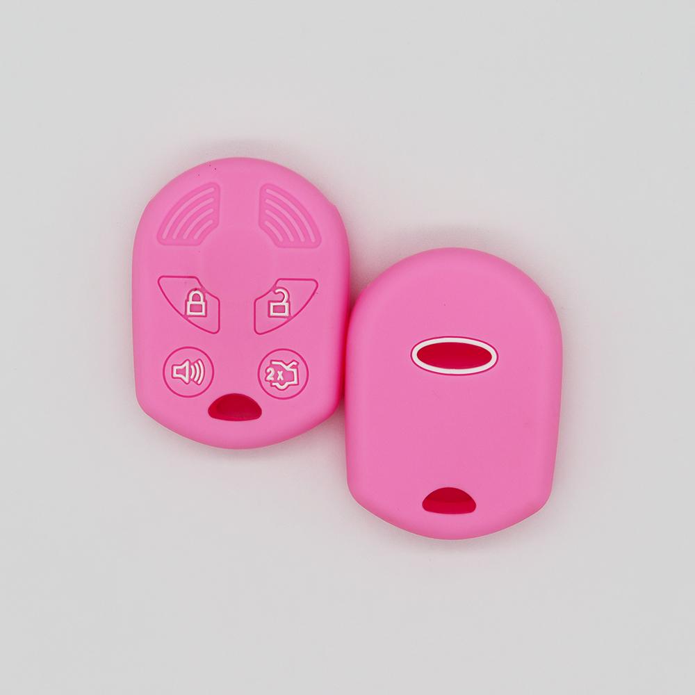 

Чехол для автомобильных ключей для Ford Taurus FORO Raptor Explorer, кнопки 3/4, черный, белый, розовый розовый