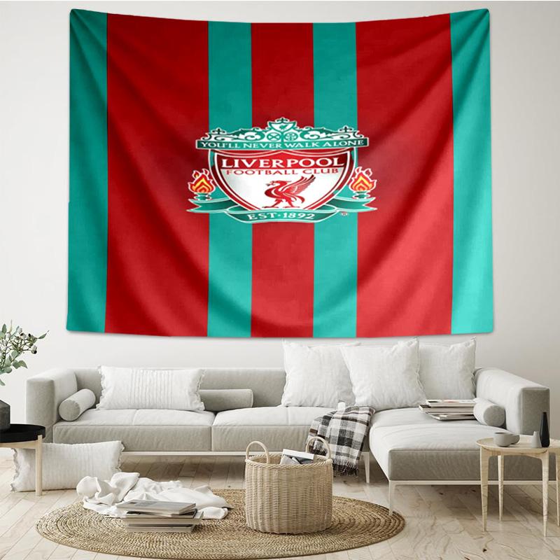 Liverpool Fc Crest Tapestry Hanging for Bedroom,Livingroom, Playroom,Decor Art Room Wall Tapestry Holiday and Birthday Gifts