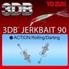 Bass Lure 3DB Jerkbait 90 90mm Real Perch Suspending Type YO-ZURI (SP) Color