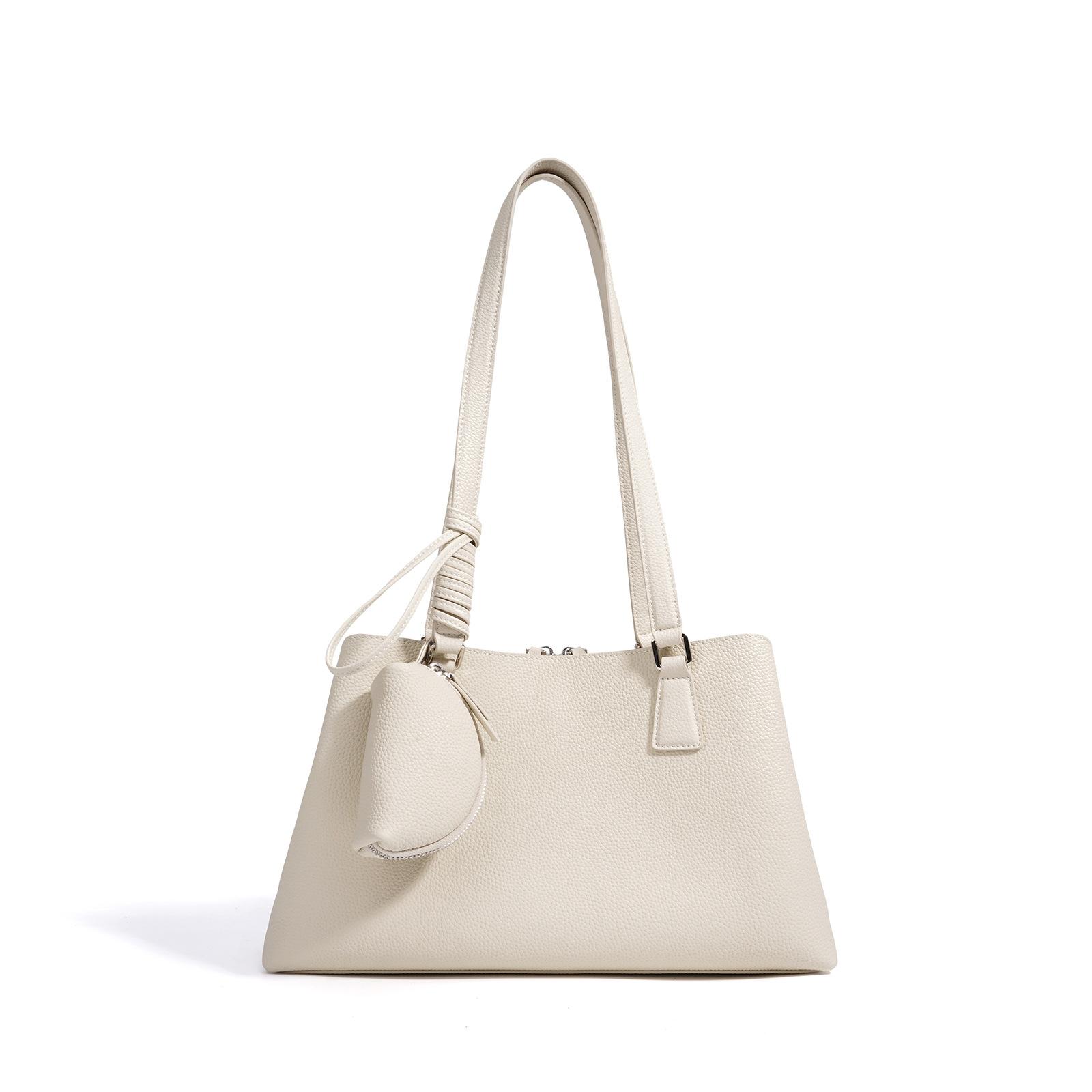

Genuine leather original portable underarm bag first layer cowhide light luxury versatile large capacity high-end shoulder bag women Bottom length 36 width 12 height 21CM