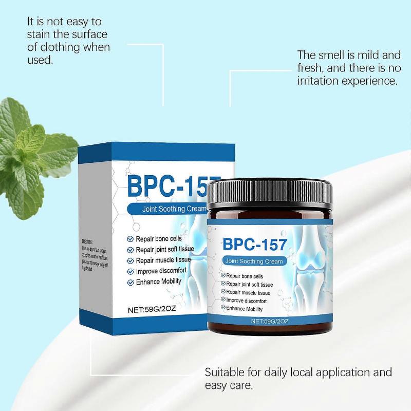 BPC-157 Advanced Joint Pain Relief Massage Cream Fast-Acting Formula for Post-Workout Recovery, Supports Joint Comfort & Muscle Recovery