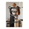 Custom Photo Insert Vintage Metal Wall Sign Waterproof Pre Drilled Hanging Decor For Wedding Anniversary Birthday