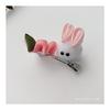 6-Piece Set: Pink Hair Clips & Headband for Kids | Tsumami Zaiku (Kanzashi) Flower, Butterfly, Rabbit Motifs | Handmade Grosgrain Ribbon | Baby &