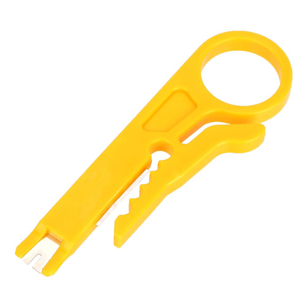 Cable Stripping Wire Cutter Pocket Multifunction Mini Portable Crimper Plier Wire Stripper Knife Crimping Tool