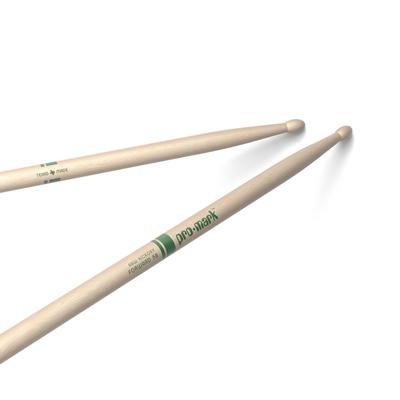 PROMARK Drumstick Hickory NaturalFinish WoodTip 5B TXR5BW X (406 15mm) []