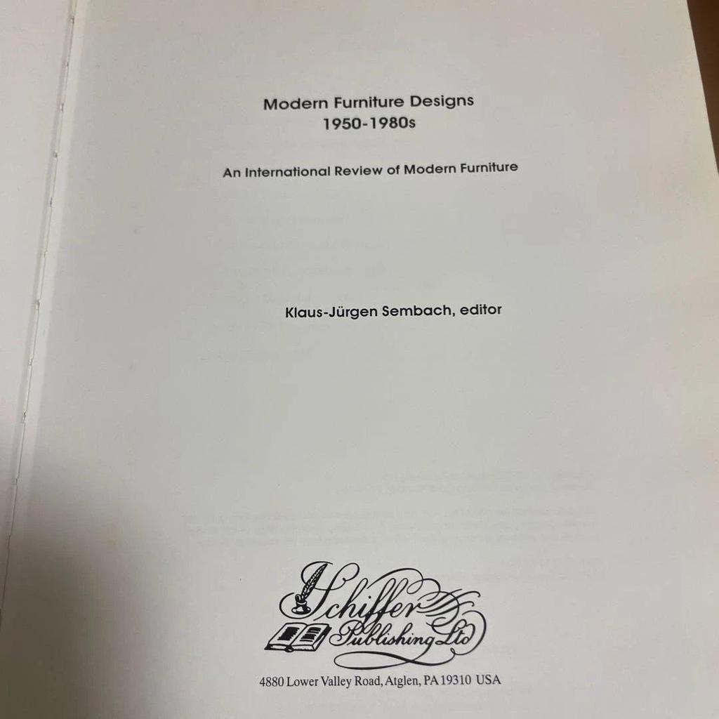 [USED] Mid-century modern furniture Books Foreign books Out of print