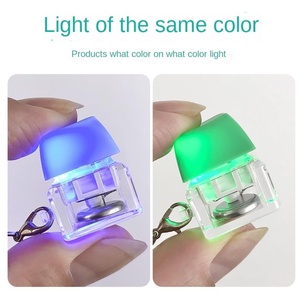 Finger Keyboard Cap Button Keycap Keychain Fidget Clicker Toy Relaxing Finger Keyring  Adult