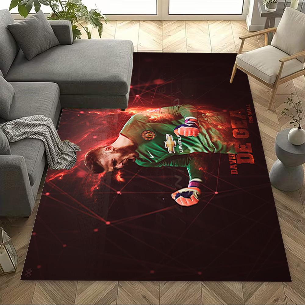Brazilian Footballer Action Floor Rug Office Rug Suitable for Balcony Kitchen Living Rooms Entryway Anti-slip Rug Office home decor