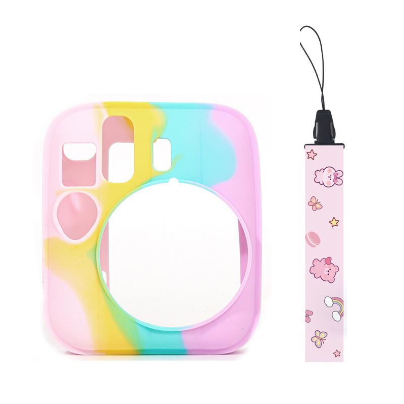 

[Film Lab] Instax Mini 13 Silicone Camera Case Soft Protective Case with Strap CAA105 жовтий