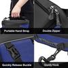 MOSISO Motorcycle Tail Multifunctional Waterproof Polyester Storage Saddle 10L Outdoor Sports Bike Rear Seat Light Tank Tool Carry Bag with Shoulder