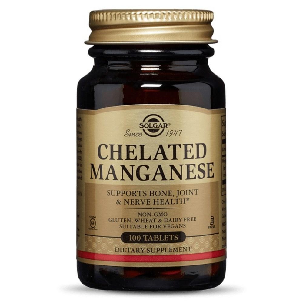 Solgar Chelated Manganese Tablets 1 pcs 100 tablets