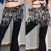 Shiny Sequins Belly Dance Hip Scarf 4 Colors Belly Dance Belt Dance Skirt Waist Belts  For Girl