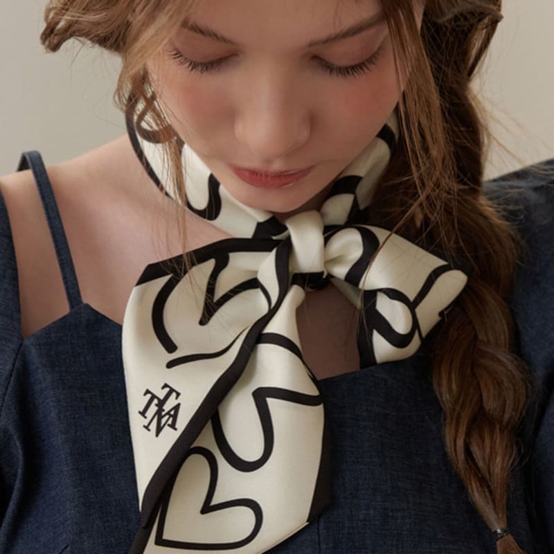 Tatiana Love Actually Twilly Silk Scarf SF2904