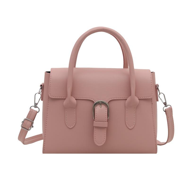 Autumn new personalized simple texture small square bag niche design women's casual shoulder messenger bag