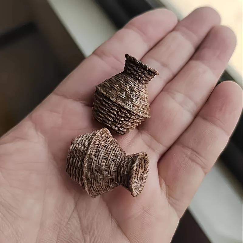 Bamboo Woven Furniture Resin Ornaments Fish Baskets Handicrafts Creative Home Decor Accessories