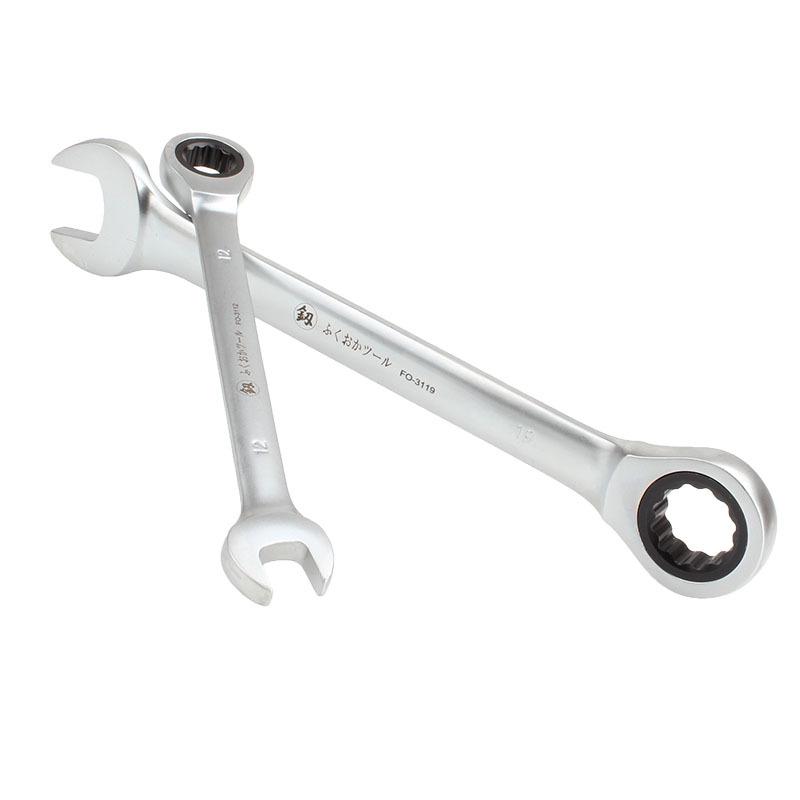 Chave Combinada de Catraca Fukuoka Tools de 72 Dentes com Soquete de Olhal para Reparo de Carro