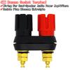 1/5/10pcs Banana Plugs Jack Socket Couple Terminals DIY Connectors Red Black Connector Amplifier Terminal Binding Post Speaker