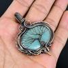 Amazonite Pendant, 999 Copper Wire Wrapped Pendant Handmade Gemstone Jewelry, Gifts For Wife Brand New Pendant