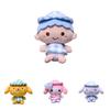 Cute Sanrios Kuromi Melody Cinnamoroll Plush Doll Pendant For Bag And Keychain Decoration