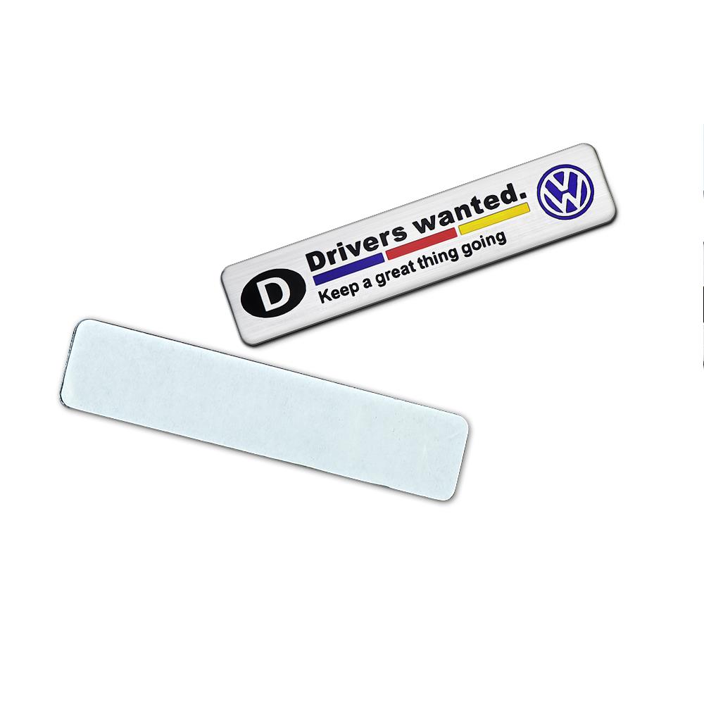 

Для VOLKSWAGEN VW Алюмінієва наклейка на кузов автомобіля Універсальні аксесуари для декору логотипу транспортного засобу Для Volkswagen VW Golf Polo Beetle Pas