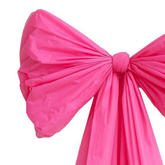 6Pcs Giant Bow DIY Decor Kit for Valentine's Day Hanging Wall Door Window Decorations Easy To Assemble Bow Wall Backdrop for Party Photo