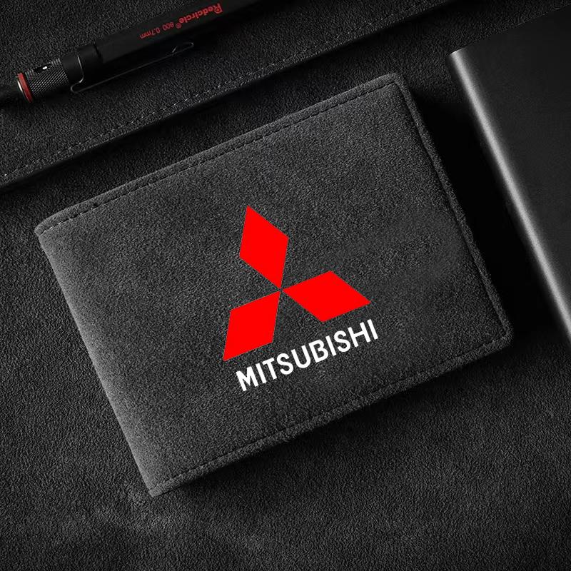 Tragbarer Führerscheinhalter für Auto PU-Leder Kartenetui für Mitsubishi Asx Lancer Outlander Pajero Ralliart Zubehör Auto Styling