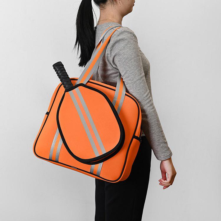 2025 Portable Sports Bag for Badminton, Tennis & Pickleball - Fits 2 Rackets, Handheld, Large-Capacity, Down Cotton