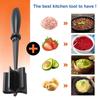 Kitchen Meat Chopper Ground Beef Masher Utensil Heat Resistant Non-Stick Hamburger Choppe Potato Masher Tool Kitchen Gadgets