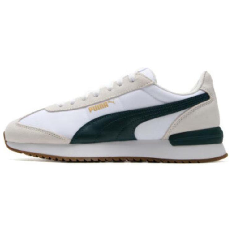 

PUMA R78 Metallic Cushioning Wear Resistant Breathable Coverage Support Lightweight Low Top Casual Shoes Unisex Ecru 44