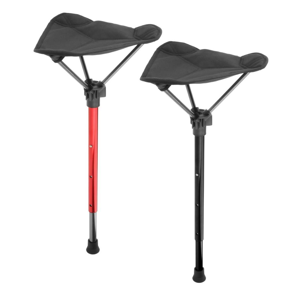 Tripod Folding Stool Concerts Slacker Chair Concert Telescopic Seat Cushion Portable Stand Stool Concerts Activities Seat