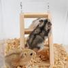 Wooden Climbing Ladder Hamster Guinea Pig Mouse Playing Toy Pet Cage Ornament