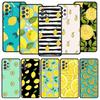 Phone Case For Samsung Galaxy A13 A51 A71 A41 A31 A21S A11 A01 A03S A12 A32 A52 A22 A23 A33 A53 A73 5G Cover Mediterranean Lemon