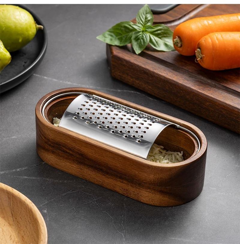 

Potato Cheese Grater Stainless Steel Cheese Lemon Fruit Peeler Shredder with Storage Space for Grating Carrots Cheese Chocolate